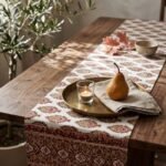 Rang Mahal Hand Block Printed Cotton Table Runner - Image 2