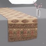 Sunehri Bagh Hand Block Printed Cotton Table Runner - Image 4