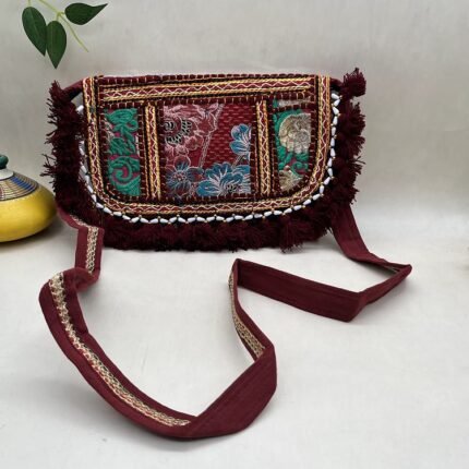 Anaar Dana Banjara Sling Bag - With strap