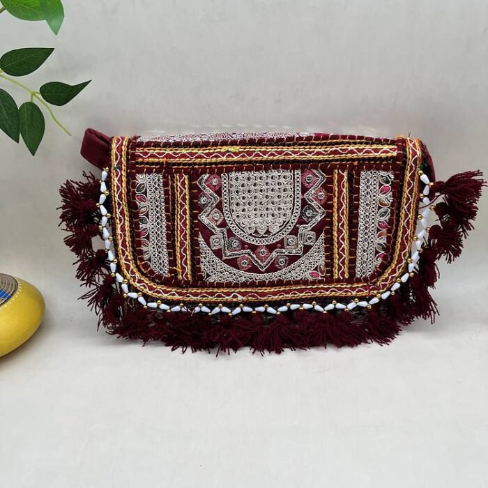 Chandi Mahal Banjara Sling Bag - Front view
