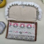 Chandni Garden Banjara Sling Bag - Inside view with magnetic clasp