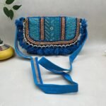 Firozi Bel Banjara Sling Bag - With strap