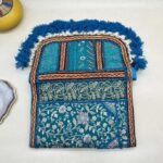 Firozi Bel Banjara Sling Bag - Flap opened out