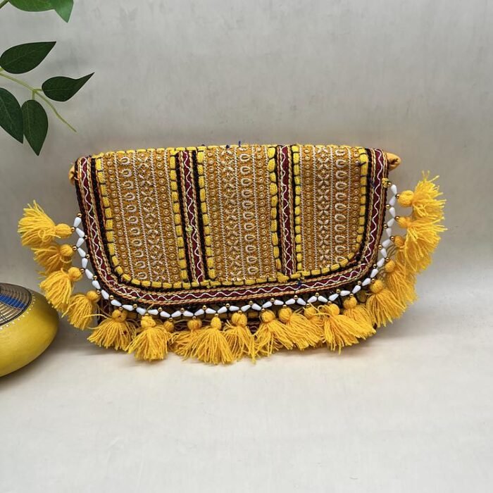 Genda Phool Banjara Sling Bag - Front view