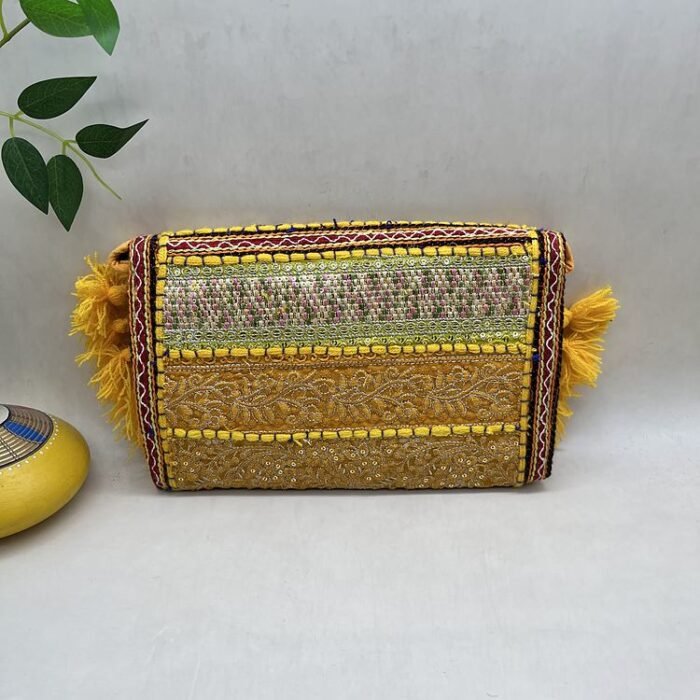 Genda Phool Banjara Sling Bag - Back view