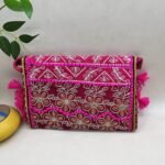 Gulmohar Glow Banjara Sling Bag - Back view