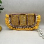 Haldi Leaf Banjara Sling Bag - Front view