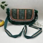 Hariyali Charm Banjara Sling Bag - With strap