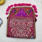 Holi Rang Banjara Sling Bag - Flap opened out