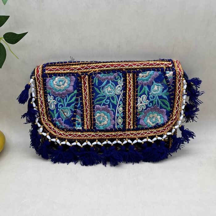 Indigo Bloom Banjara Sling Bag - Front view