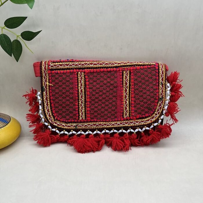 Lal Chidiya Banjara Sling Bag - Front view