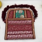 Maroon Mehfil Banjara Sling Bag - Flap opened out