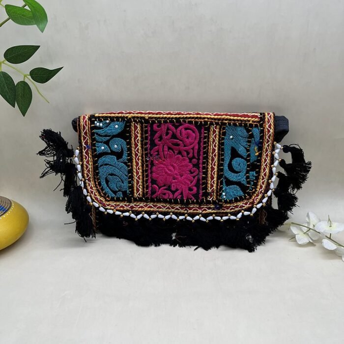 Midnight Mela Banjara Sling Bag - Front view