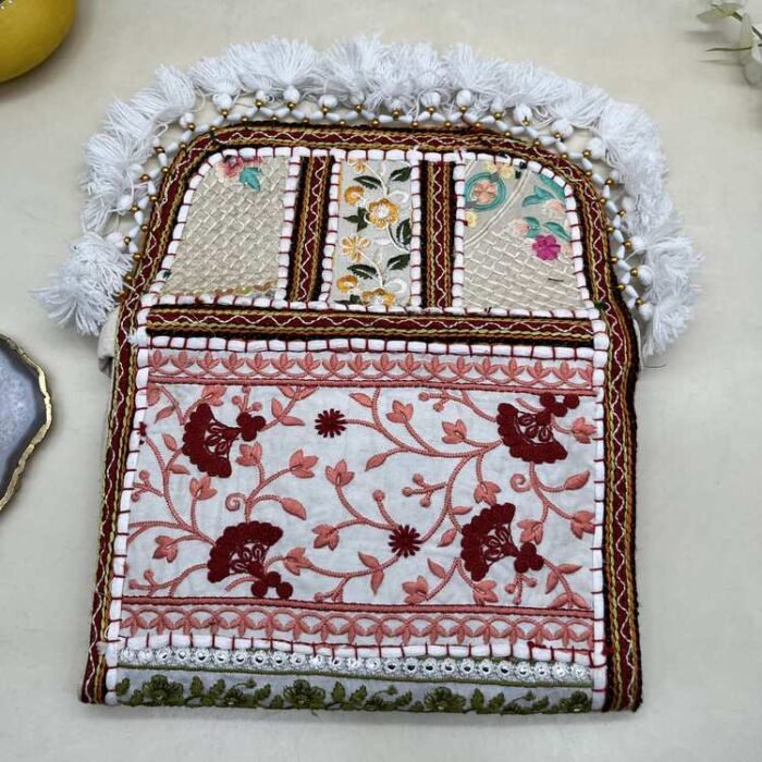 Moti Bagh Banjara Sling Bag - Flap opened out