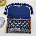 Neel Kamal Banjara Sling Bag - Inside view with magnetic clasp