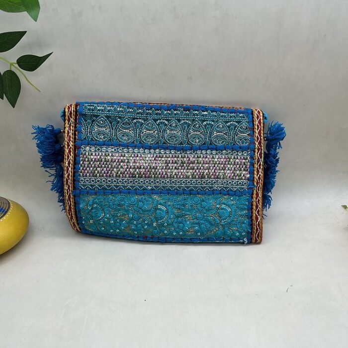 Samandar Rose Banjara Sling Bag - Back view
