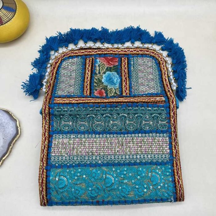 Samandar Rose Banjara Sling Bag - Flap opened out