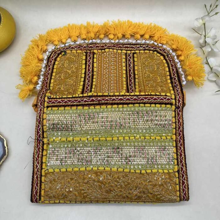 Sarson Fields Banjara Sling Bag - Flap opened out