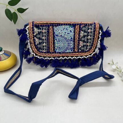 Sheesh Mahal Banjara Sling Bag - With strap