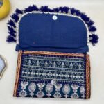 Sheesh Mahal Banjara Sling Bag - Inside view with magnetic clasp