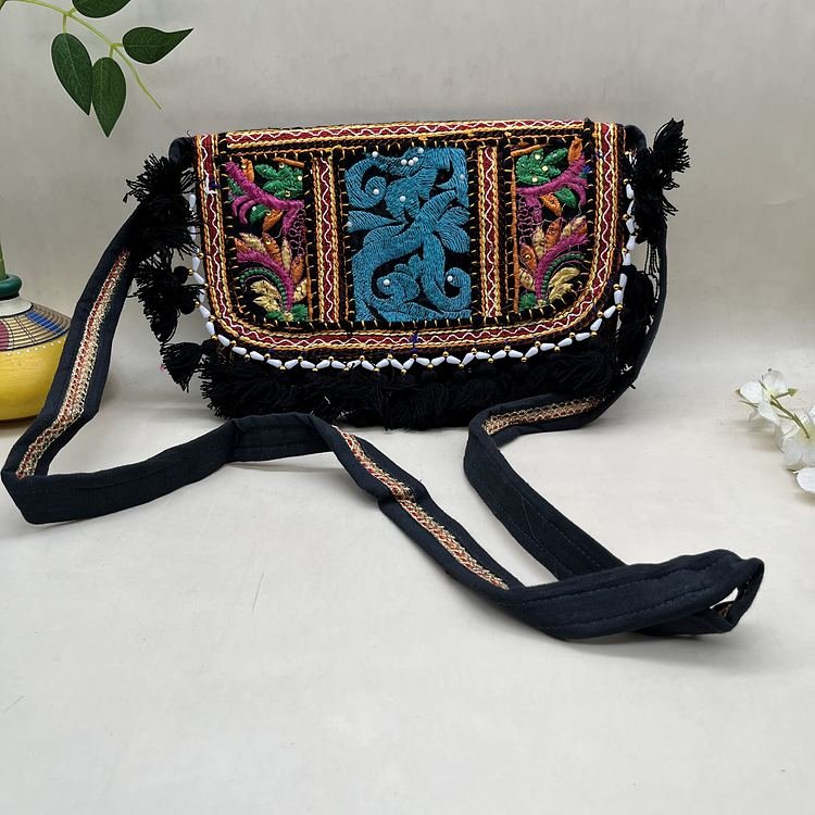 Thar Nights Banjara Sling Bag 1 Thar Nights Banjara Sling Bag - With strap