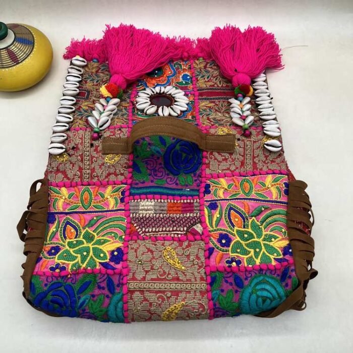 Basant Bahar Banjara Bag - Flap opened out