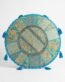 Firozi Jharokha Round Table Mat - top view