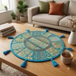 Firozi Jharokha Round Table Mat - view 3