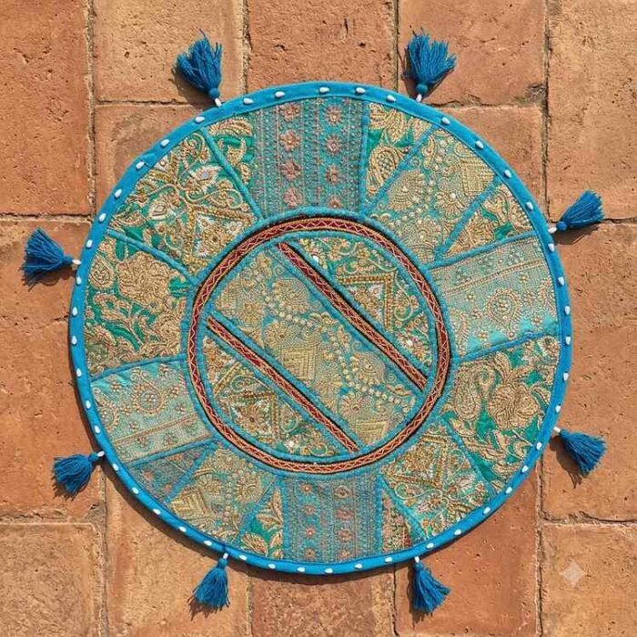 Firozi Jharokha Round Table Mat - view 4