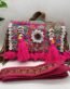 Gangaur Pink Banjara Bag - With strap