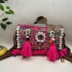 Gangaur Pink Banjara Bag - Front view