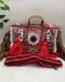Ghoomar Red Banjara Bag - With strap