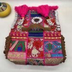 Gulabi Kaudi Banjara Bag - Flap opened out