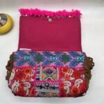 Gulabi Kaudi Banjara Bag - Inside view