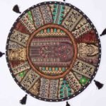 Kahwa Haveli Round Table Mat - top view