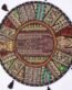 Kahwa Haveli Round Table Mat - top view
