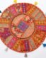 Kesariya Utsav Round Table Mat - top view