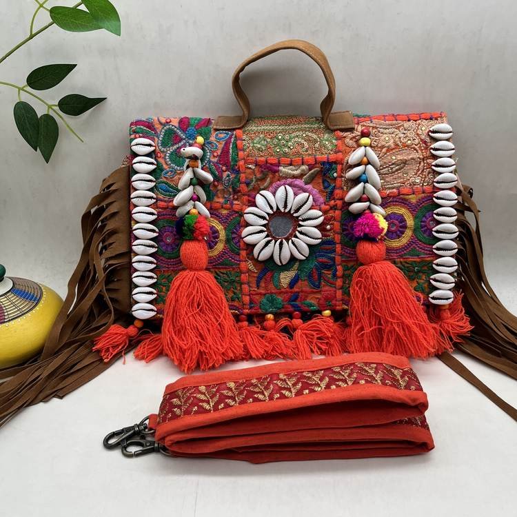 Kutch Kaleidoscope Banjara Bag - With strap
