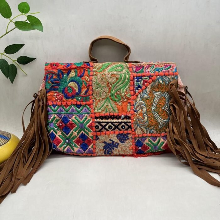 Kutch Kaleidoscope Banjara Bag - Back view