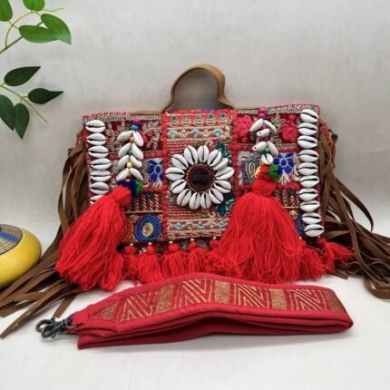 Lal Haveli Banjara Bag - With strap