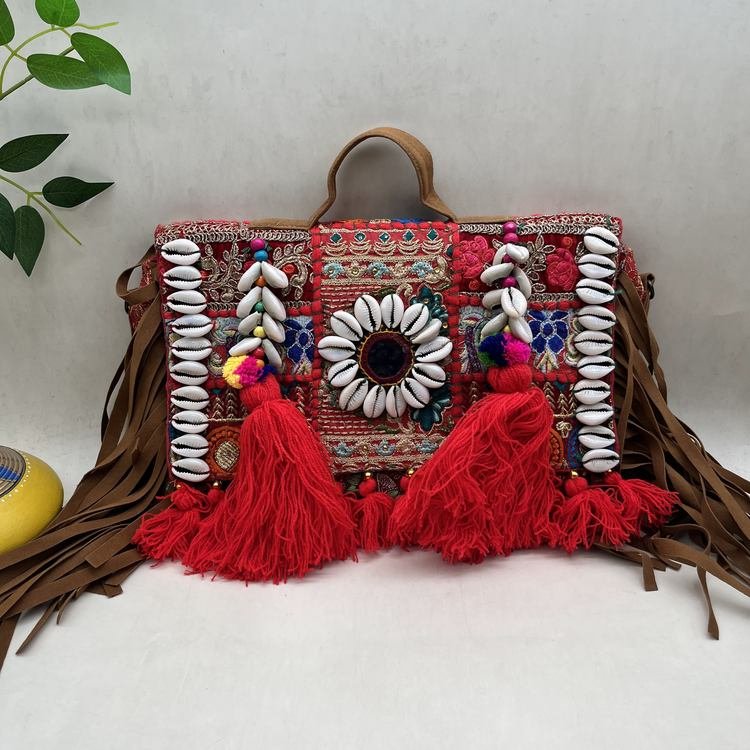 Lal Haveli Banjara Bag - Front view