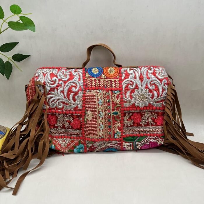 Lal Haveli Banjara Bag - Back view
