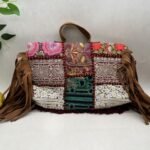 Meera Maroon Banjara Bag - Back view