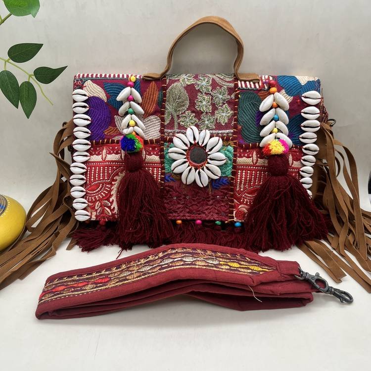 Mitti Rang Banjara Bag - With strap