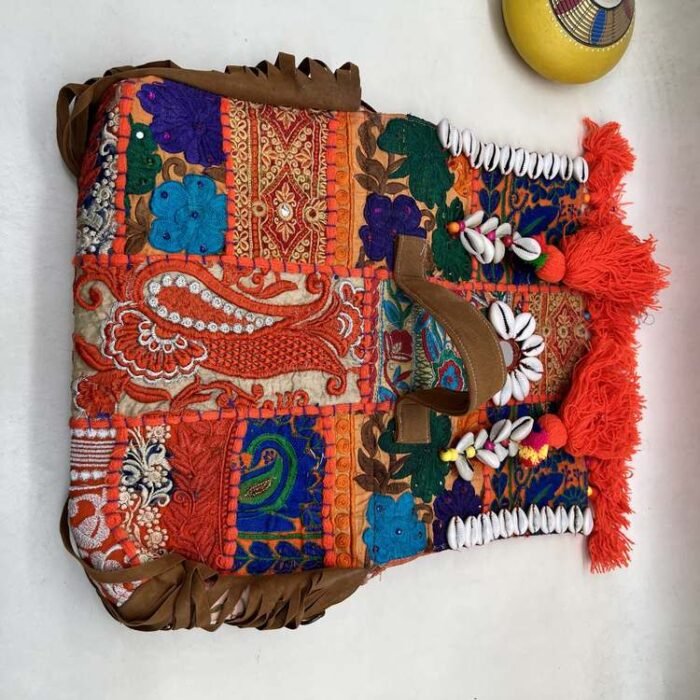 Narangi Nomad Banjara Bag - Flap opened out