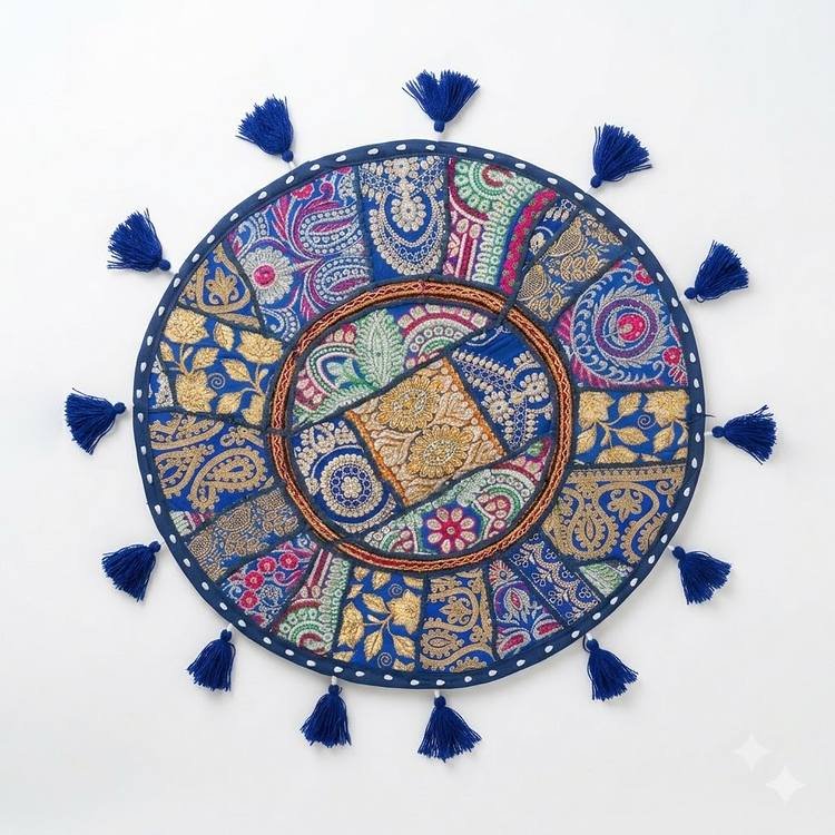 Neel Mahal Round Table Mat - top view