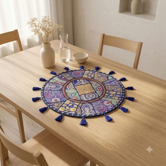 Neel Mahal Round Table Mat - view 2