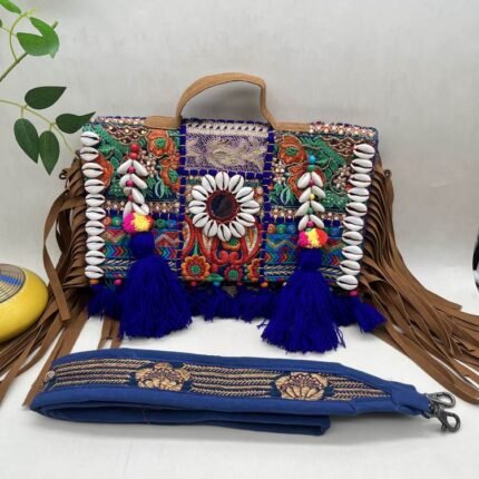 Neela Kaudi Banjara Bag - With strap