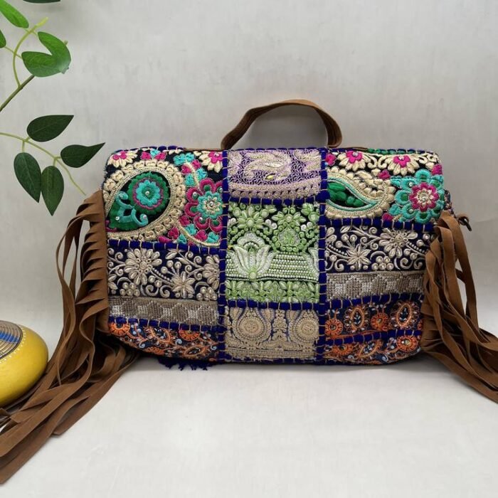 Neela Kaudi Banjara Bag - Back view