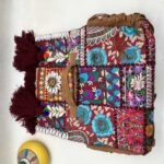 Rangeela Maroon Banjara Bag - Flap opened out